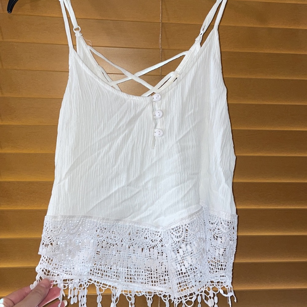 White tank top